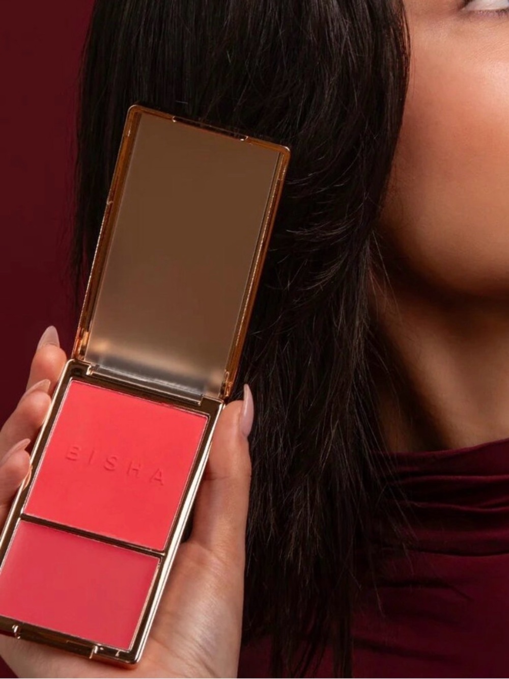 Cream and Powder Blush Set in Shade Bahamas from Bisha
